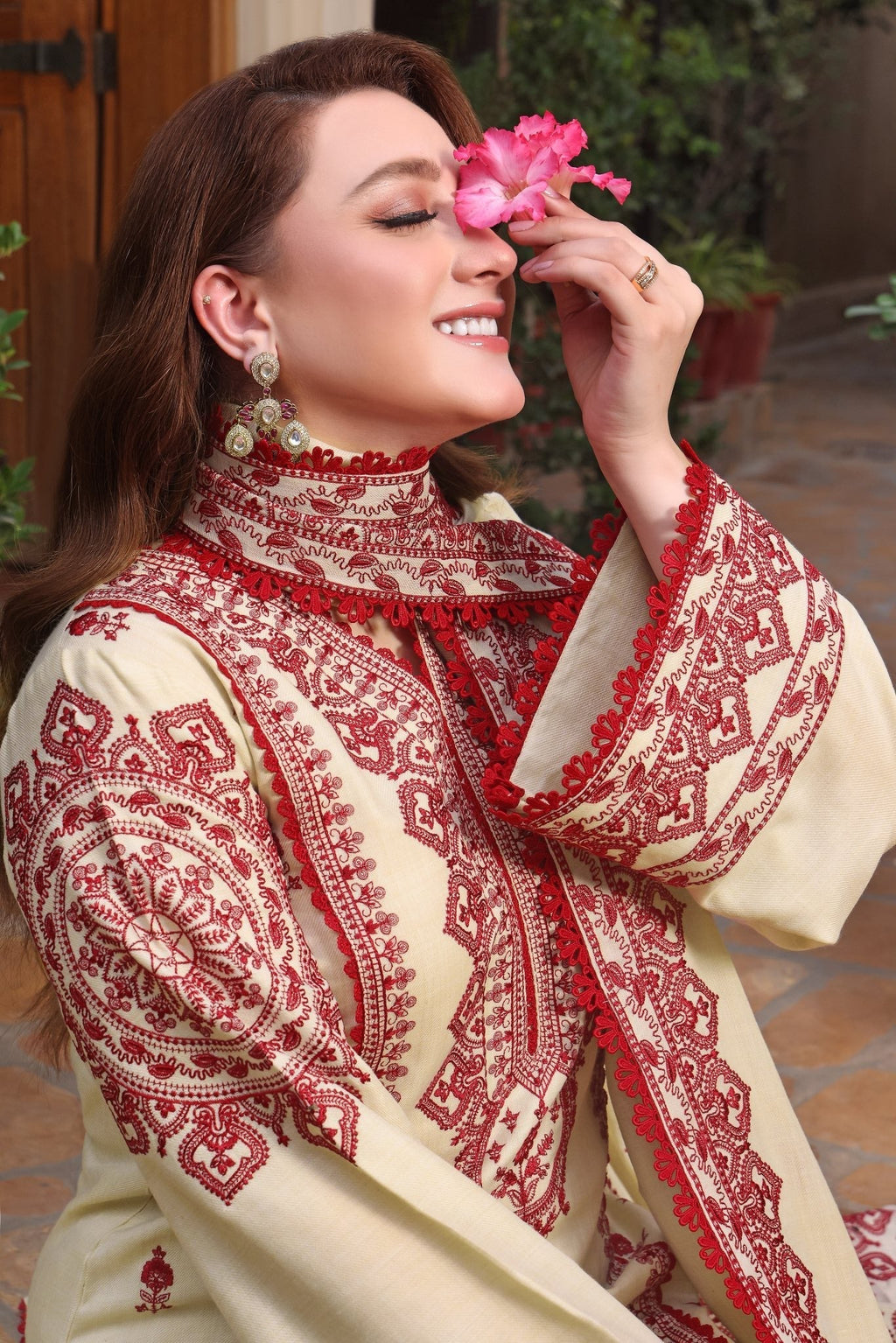 3pc Aneelas Dhanak Unstitched